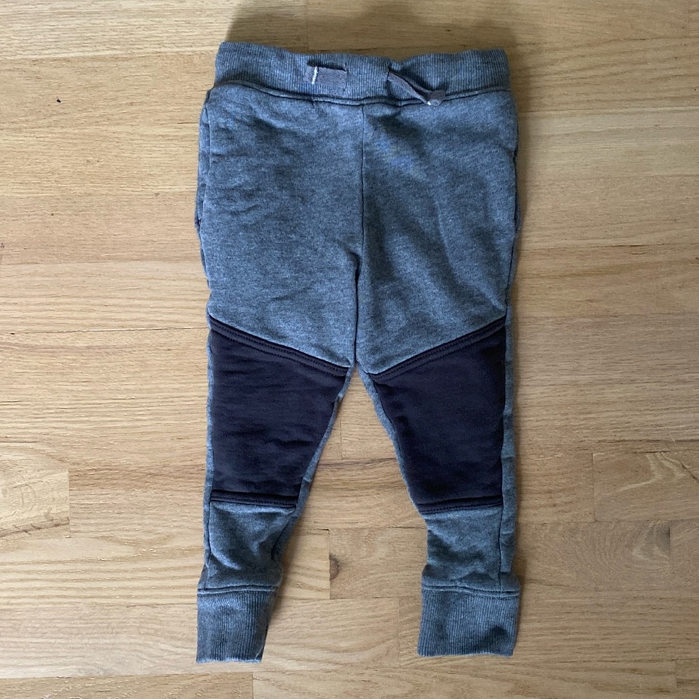 Hanna Andersson Grey Quilted Jogger